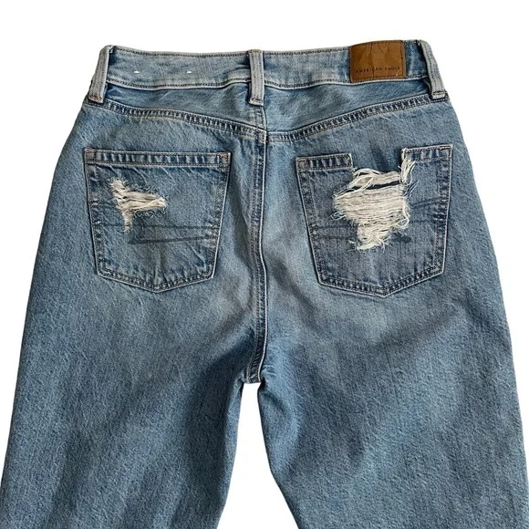 Ae Mom Jean Distressed Ripped Hi-Rise - Picture 15 of 17